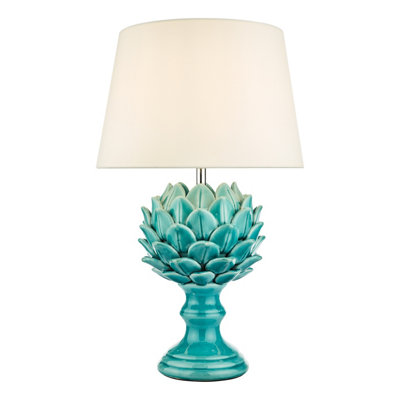 Dar Blue Violetta Table Lamp Ceramic Base Only