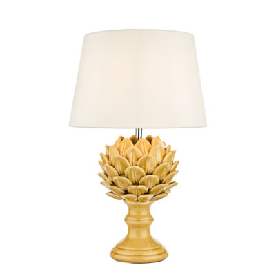 Dar Yellow Violetta Table Lamp Ceramic Base Only