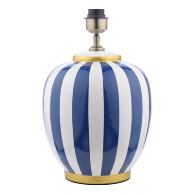 DAR Circus Ceramic Table Lamp Blue & White Base Only from B&Q