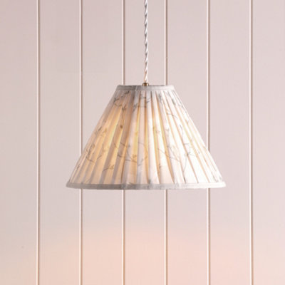 Laura Ashley Natural Magnolia Conical Lamp Shade (D)30Cm from B&Q