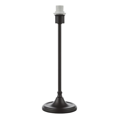 Padme Table Lamp Matt Black Base Only from B&Q