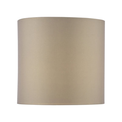DAR Suelita Taupe Cotton Cylinder Shade 18.5Cm from B&Q