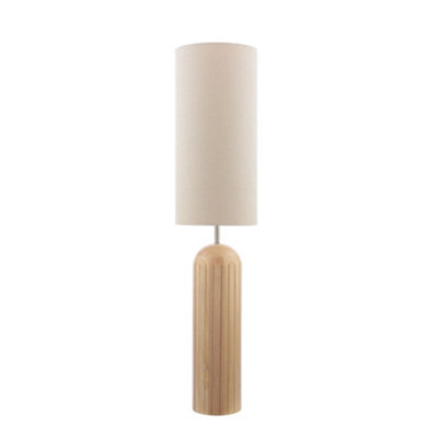 Pagazzi Lighting Pagazzi Tova Simplicity Wooden Floor Lamp from B&Q