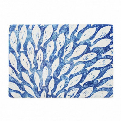 Blisshome Creatures Shoal Fish Bathmat from B&Q