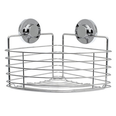 Lock 'n' roll Lock N Roll Corner Basket Silver from B&Q