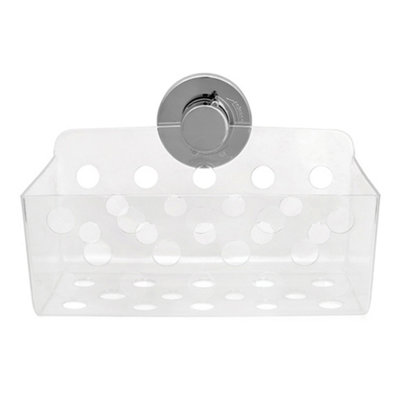 Lock 'n' roll Lock N Roll Clear Rectangular Basket from B&Q
