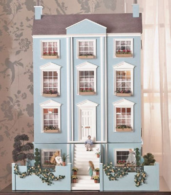Unpainted The Classical Georgian Ready To Assemble 12Th Scale Dolls House Kit