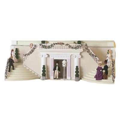 Dolls House Emporium Grosvenor Hall Unpainted Basement 12Th Scale Dolls House Kit