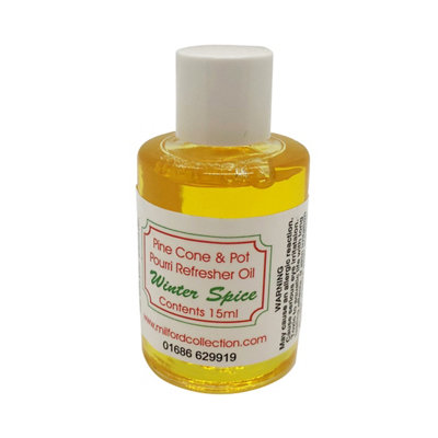 Pot Pourri Refresher Oil Pine Cone Winter Spice 15ml Milford Collection - Image 3