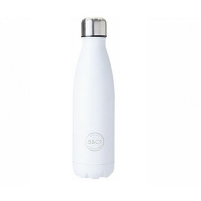 Summit B&co Mono 500Ml Bottle Flask White