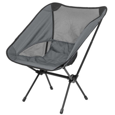  - Ultra Light Pack Away Outdoor Chair With Carry Bag (Gray)