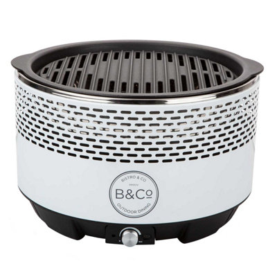 White Smokeless Bbq Grill Alfresco from B&Q