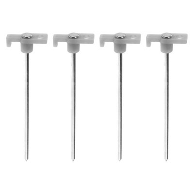 Tent Pegs Glow In The Dark Secure To Ground Silver Pack Of