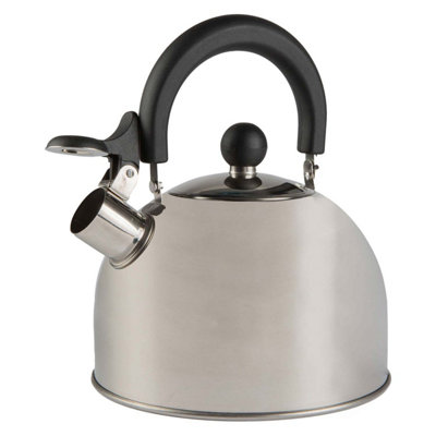 2Ltr Kettle In Stainless Steel Compact Water Heater Silver from B&Q