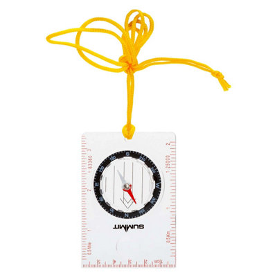 Magnifying Viewer Map Scales Measurements Black Lanyard White from B&Q