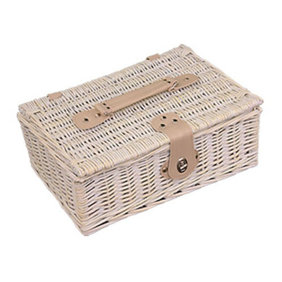 Red Hamper H001P/home Wicker Provence 30Cm Standard Empty Picnic Basket from B&Q