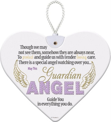 Guardian Angel Heartfelts Hanging Plaque from B&Q