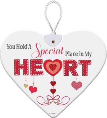 Special Heart Heartfelts Hanging Plaque from B&Q