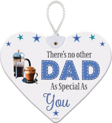 Special Dad Heartfelts Hanging Plaque from B&Q