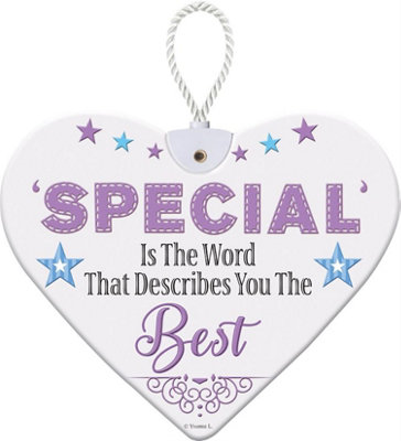 Someone Special Heartfelts Hanging Plaque from B&Q