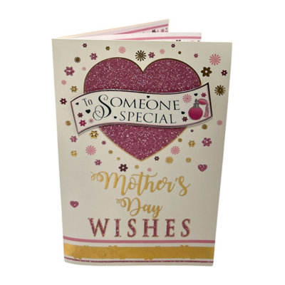 To Someone Special Pink Heart Design Mother's Day Card from B&Q