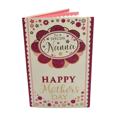 To A Special Nanna Flower Head Design Mother's Day Boxed Card from B&Q