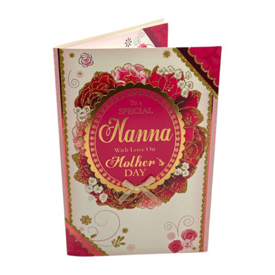 To Special Nanna Flower Head Design Mother's Day Boxed Card from B&Q
