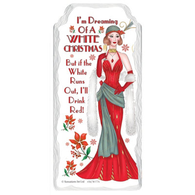 Dreaming Of A White Christmas Hanging Plaque from B&Q