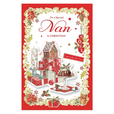 To A Special Nan Especially For You Beautiful Christmas Card from B&Q