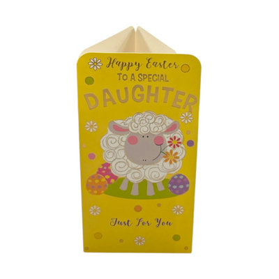 To A Special Daughter Easter Money Wallet Card from B&Q