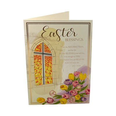  - Light Of The World Blessing At Easter Greeting Card