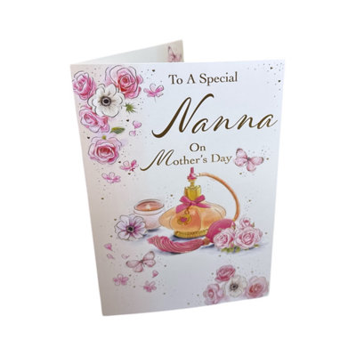 To A Special Nanna Pretty Parfum Design Mother's Day Card from B&Q