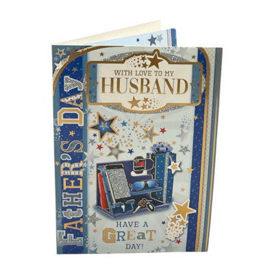 To My Husband Men's Accessories Design Father's Day Card from B&Q