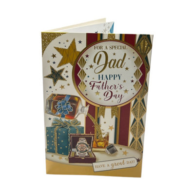 To A Special Dad Gift Boxes Design Father's Day Card from B&Q