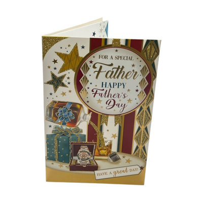 For A Special Father Gift Boxes Design Father's Day Card from B&Q
