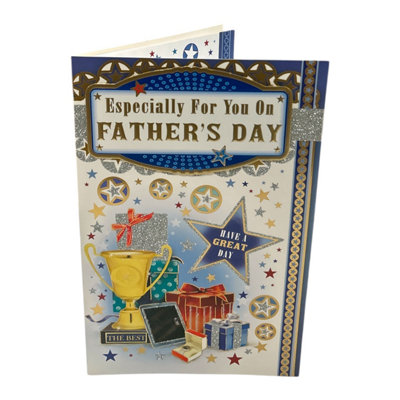 Especially For You Trophy And Gift Boxes Design Father's Day Card from B&Q