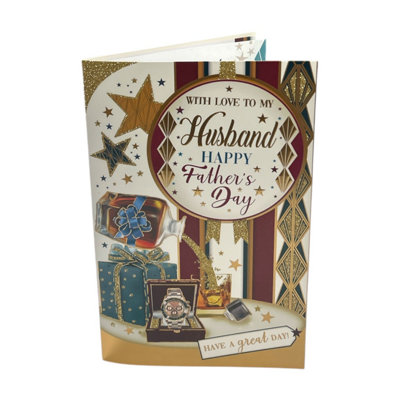 To My Husband Gifts Design Father's Day Boxed Card from B&Q