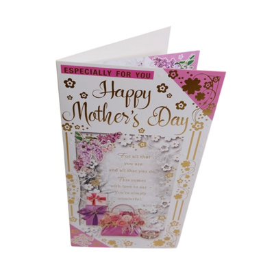 Especially For You Sentimental Verse Mother's Day Card from B&Q