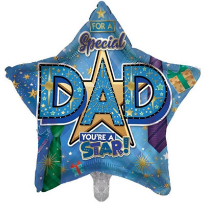 Special Dad You're A Star 18-Inch Star Foil Balloon from B&Q