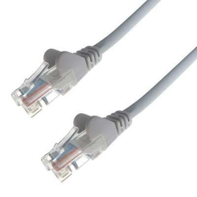 Nice Price Connektgear Group Gear 10 M Rj45 Utp Cat 5E 24Awg Stranded Flush Moulded Snagless Network CableGrey from B&Q