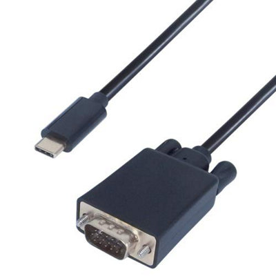 Easigear Connekt Gear 2M Usb 3.1 Connector Cable Type C Male To Vga Male from B&Q