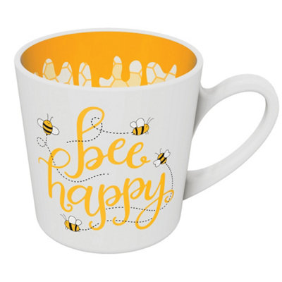 Global Journey Gifts Novelty MugBee Happy from B&Q