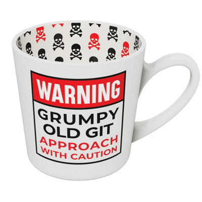 Global Journey Gifts Novelty MugWarning Grumpy Old Git from B&Q