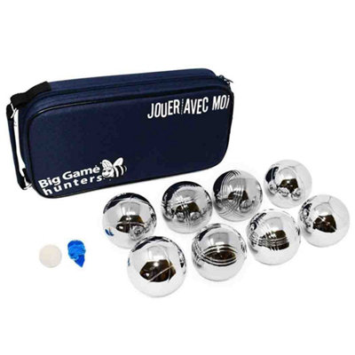 Big Game Hunters Pétanque GameLuxury Boules Set Of 8 from B&Q