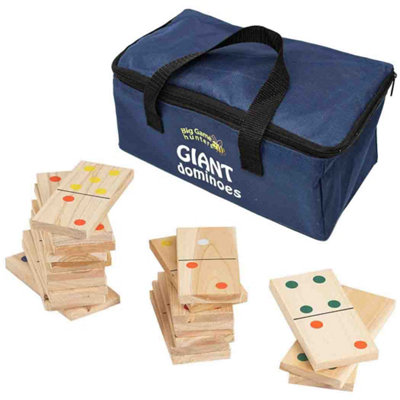 Big Game Hunters Giant Dominoes SetIndoor & Outdoor Game from B&Q