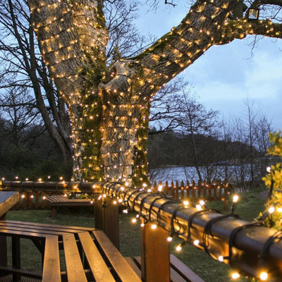 Festive LightsConnectpro 5M Warm White Outdoor Ip65 Connectable Led Christmas Fairy String LightsWith Plug from B&Q