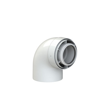 Viessmann Sc 87 Degree Boiler Flue Elbow 60/100 mm 7373226 from B&Q