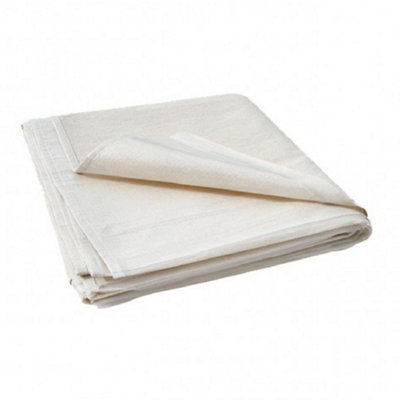 Generic Cotton Dust Sheet Cloth24 Feet X 3 FeetFor StairsProvides Spill & Dust Protection from B&Q
