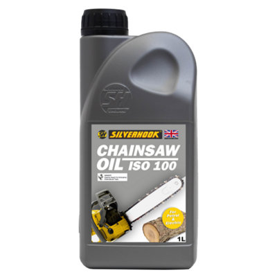 Silverhook Chain Oil Chainsaw Iso 100 1 Litre Super Tacky Guide Bar For All Makes Of Saws from B&Q