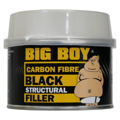 Silverhook Big Boy Carbon Fibre Black Filler Strong Plastic Metal Dents 250Ml from B&Q